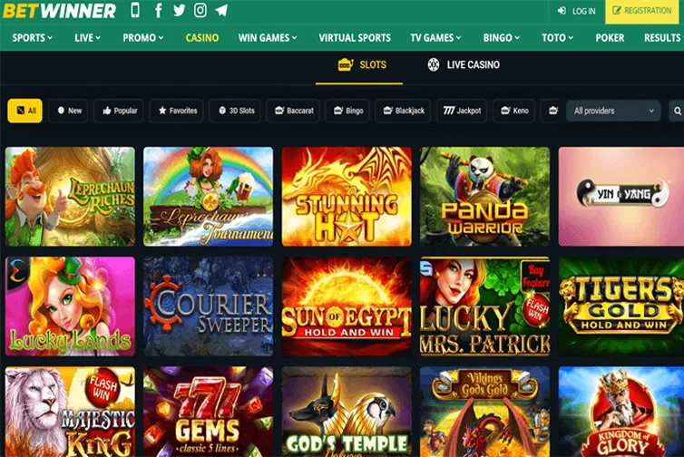 Betwinner Casino Games